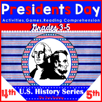 Preview of Presidents Day Activities Reading Comprehension Passages - Word Search and More