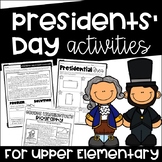 Presidents' Day Activities for Upper Elementary Math, Read