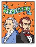 Presidents' Day Activity- Coloring Pages