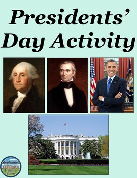 Preview of Presidents' Day Activity