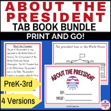 Presidents Day Activity Tab Book BUNDLE -  Coloring & Writ
