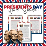 US Presidents Word Search Puzzles | Presidents Day Activities