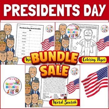 Preview of Presidents Day BUNDLE Activities / Printable Worksheets