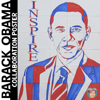 Preview of Barack Obama Collaborative Poster for Black History Month