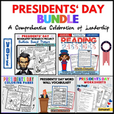 Presidents Day Bundle: Activities, Reading, Biography, Voc
