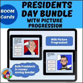 Preview of Presidents Day Bundle BOOM Cards™