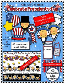 Preview of Presidents' Day Clip Art Collection