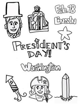 President's Day Clip Art with Blackline Masters! by Learning 4 Keeps