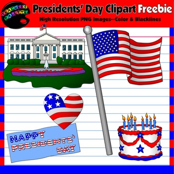 Preview of Presidents’ Day Clipart Freebie