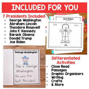 President Reports - Presidents Day Kindergarten - Presidents Day Craft