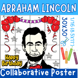 Presidents' Day Collaborative Coloring Poster Art - abraha