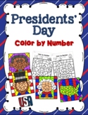 Presidents' Day Color by Number