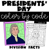 Presidents' Day Color by Number Division