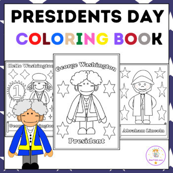 Preview of Presidents Day Coloring | Early Presidents Abraham Lincoln & George Washington 