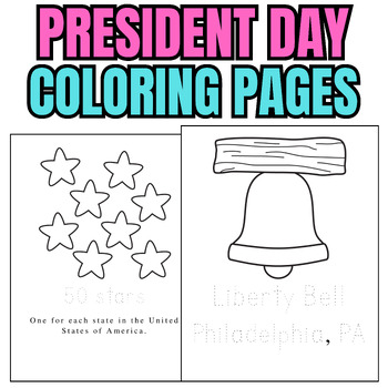 Preview of Presidents Day Coloring Pages - Abraham Lincoln & George Washington And More!
