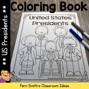 Preview of Presidents Day Coloring Pages | United States Presidents Coloring Book