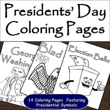 Preview of Presidents’ Day Coloring Sheets: Coloring Pages Featuring Presidential Symbols