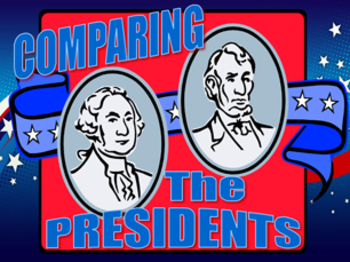 Preview of President's Day: Comparing The Presidents (Washington/Lincoln) Venn Diagram PPT