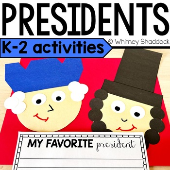 Preview of President's Day Craft and Social Studies Activities