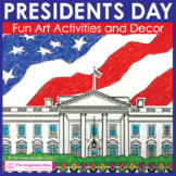 Presidents Day Art Activities, American Flag Coloring Page