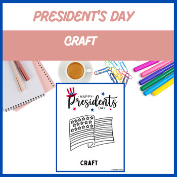 Preview of Presidents’ Day Craft - Color, Cut, Paste, Activities | Digital Resource