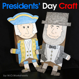 Presidents' Day Craft - George Washington & Abraham Lincol