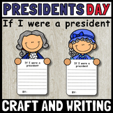 Presidents Day Craft: 'If I Were a President Writing Activ