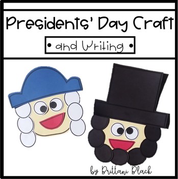 Preview of Presidents Day Craft and Writing