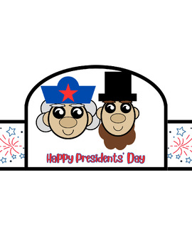 Preview of Presidents' Day Crown Hat   Presidents' Day Craft