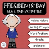 Presidents' Day ELA & Math Activities