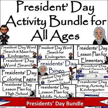 Preview of Presidents’ Day Educational Bundle: Engaging Lessons for All Ages/ U.S History