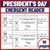 Presidents Day Emergent Reader | Presidents' Day Mini book