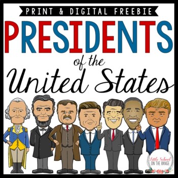 Preview of Presidents Day FREEBIE | Print and Digital