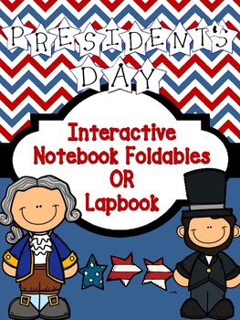 Preview of President's Day Foldables for Lapbook or Interactive Notebook