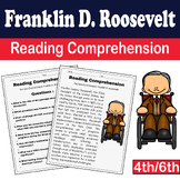 Presidents Day : Franklin D. Roosevelt Reading Comprehensi