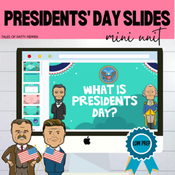 Preview of Presidents Day: Google Slide Mini Unit