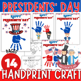 Presidents' Day Handprint Keepsake Craft Art, Presidents' 