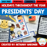 Presidents' Day - Holidays Throughout the Year - Printable