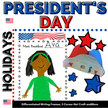 Preview of Presidents Day Activities | If I were President | Writing | First & Second Grade