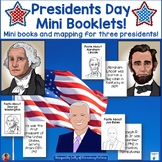Presidents Day Informational Mini-Books and Mapping Activities