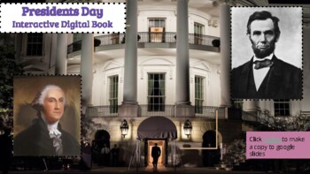 Preview of Presidents Day Interactive Digital Story