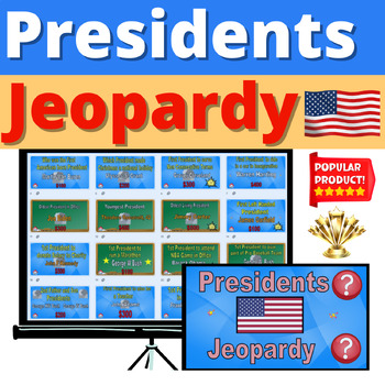 Preview of Presidents Day Jeopardy Trivia Activity Resource