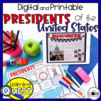Preview of Presidents Day Lesson Plans - US Presidents February Activities