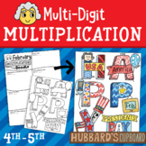 Presidents Day Math Activities - Up to 3-digit Multiplicat