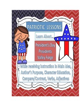 Preview of President's Day, Memorial Day, patriotic activities