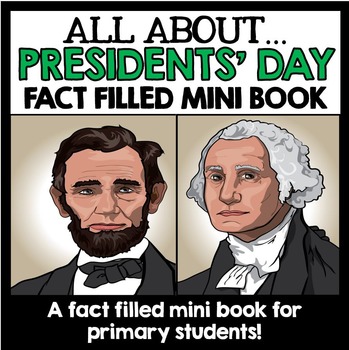 Preview of Presidents' Day Mini Book Unit Project