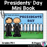 Presidents' Day Mini Book for Early Readers: Presidents' Day