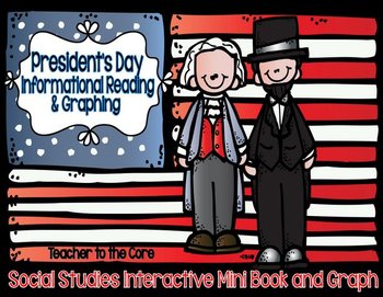 Preview of Presidents' Day Mini-book and Graph Freebie