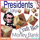 Presidents Day Craft Box or Money Bank