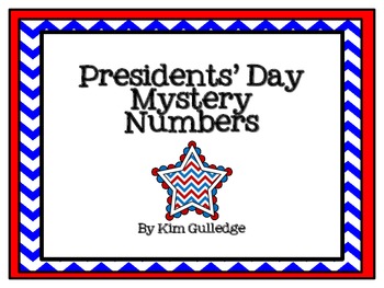 Preview of Presidents Day Mystery Number - Math and U.S. History